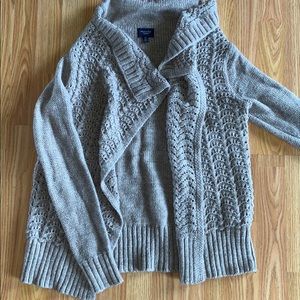 Tan and gold cardigan